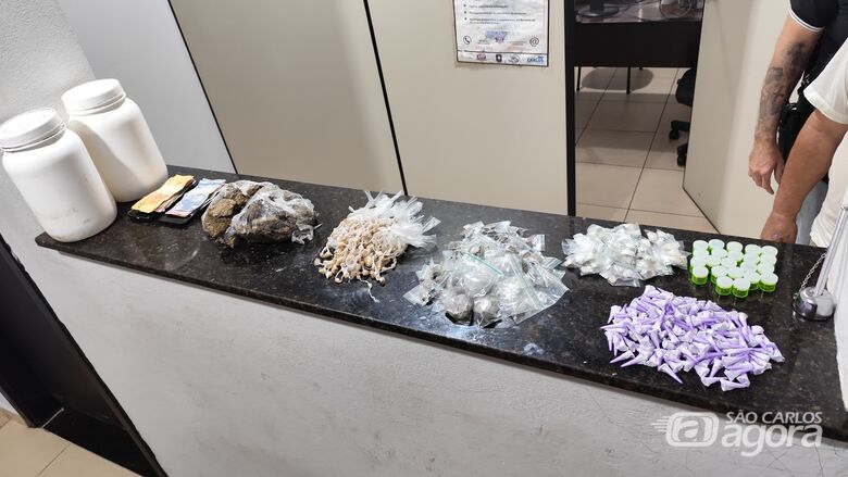 Operação da Força Tática apreende grande quantidade de drogas e prende três por tráfico - Crédito: SCA