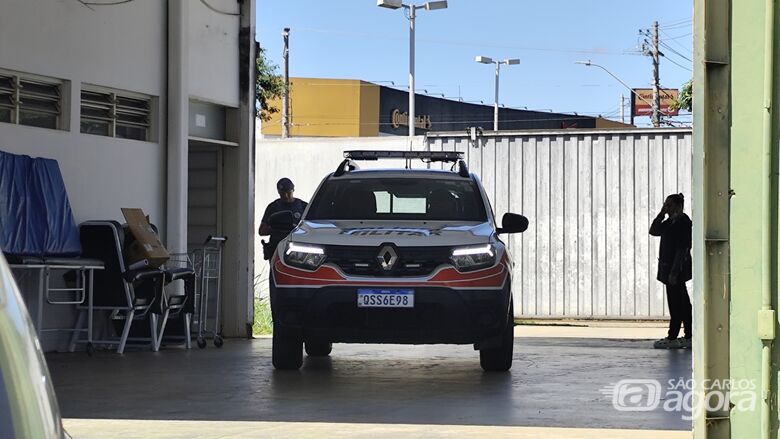 Viatura na UPA Santa Felícia  - Crédito: SCA