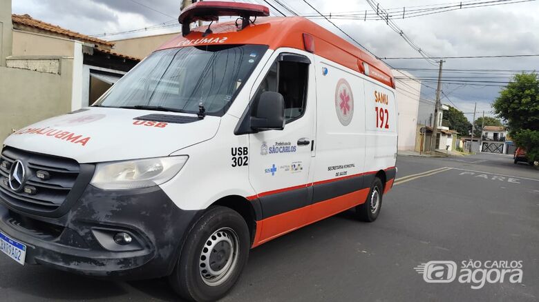 Criança é socorrida pelo Samu após engolir pedra de crack - Crédito: SCA
