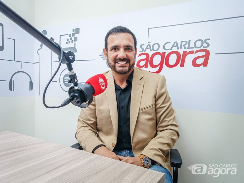 O vereador e pré-candidato a deputado estadual Julio Cesar: “Não temos uma voz para gritar por nós, para lutar por São Carlos, independentemente de partidos ou ideologias” - Crédito: Jean Guilherme
