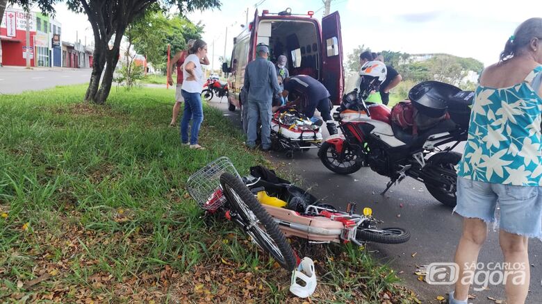 Motorista foge após atropelar idoso na avenida Bruno Ruggiero Filho  - Crédito: SCA