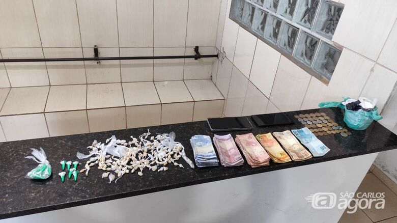 Três são detidos por tráfico de drogas no Jardim Beatriz - Crédito: SCA