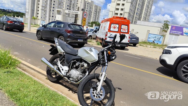 Motoboy fica ferido após colisão no Planalto Paraiso  - Crédito: SCA