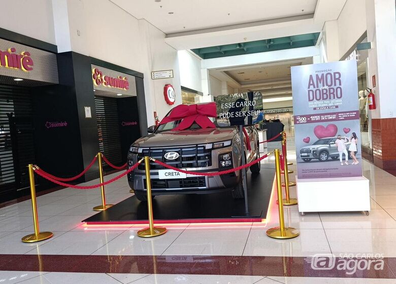 Shopping São Carlos lança campanha “Amor em Dobro” com sorteio de carro 0km para o Dia das Mães e Dia dos Namorados - Crédito: divulgação