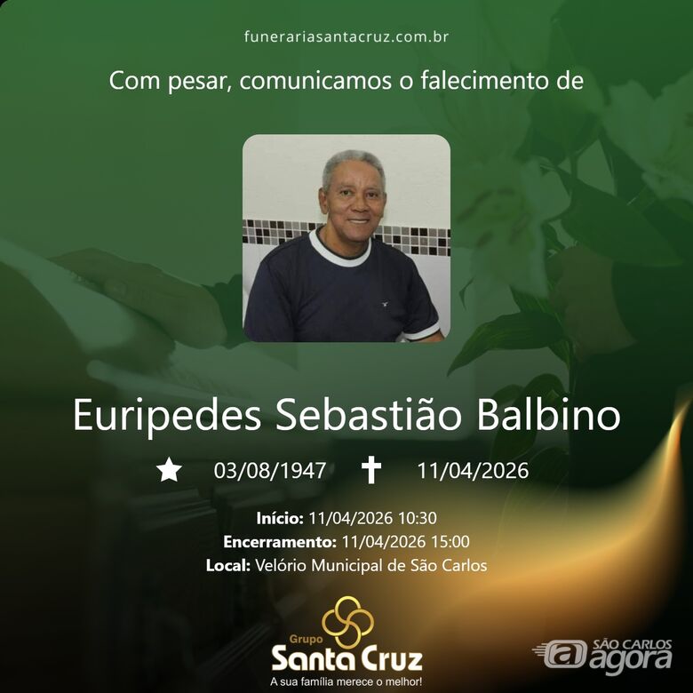 Grupo Santa Cruz informa notas de falecimento - 