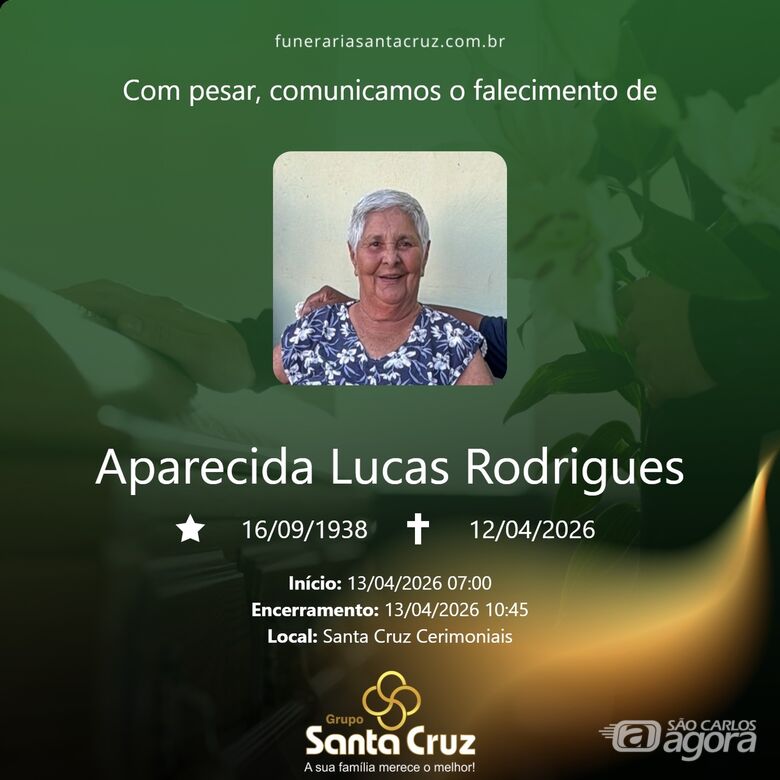 Grupo Santa Cruz informa nota de falecimento -