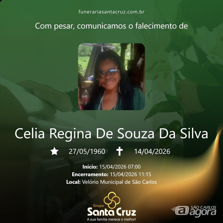 Grupo Santa Cruz informa notas de falecimento  - 