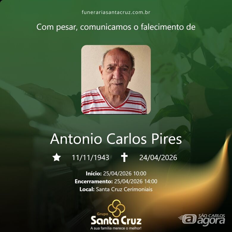 Grupo Santa Cruz informa nota de falecimento - 