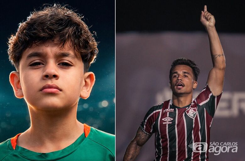 Menino de 9 anos de São Carlos é avaliado pelo Fluminense e segue passos do irmão no futebol - Crédito: divulgação 