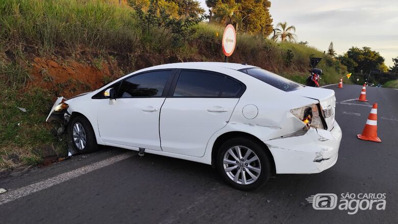 Acidente entre carro e caminhão é registrado em alça de acesso da Washington Luís - Crédito: SCA