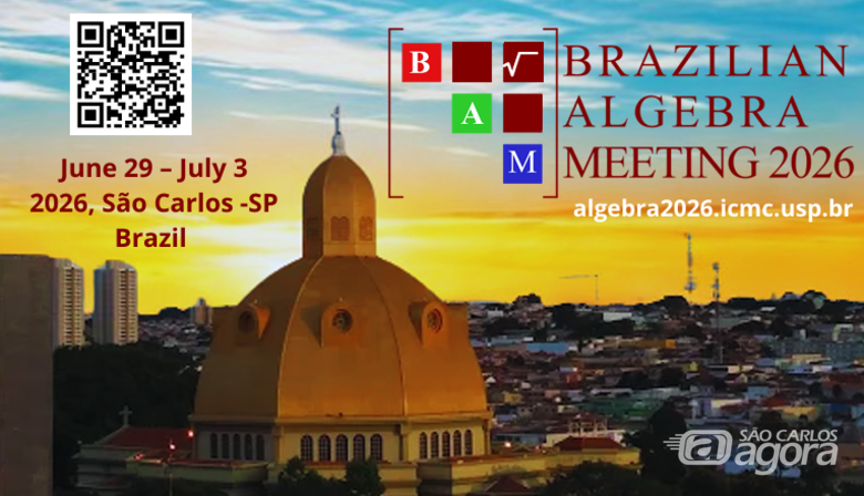Maior encontro de álgebra do Brasil será realizado em São Carlos; inscrições abertas - 