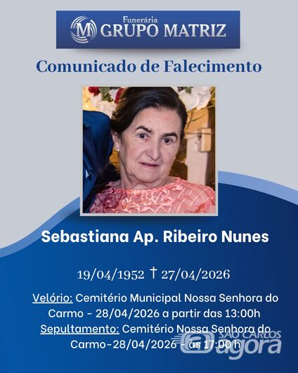 Grupo Matriz informa nota de falecimento  - 