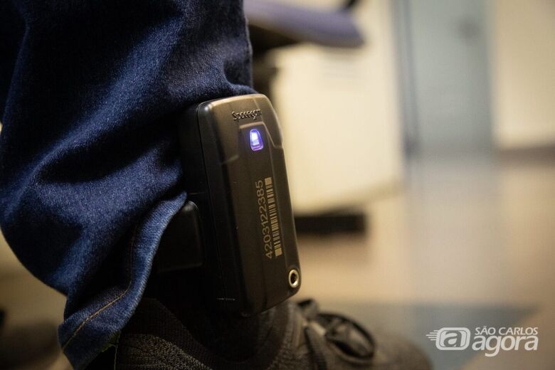 Tornozeleira eletrônica  - Crédito: Divulgação 