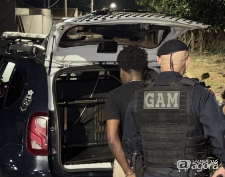 Procurado pela Justiça é preso durante patrulhamento da Guarda Municipal  - Crédito: Divulgação 