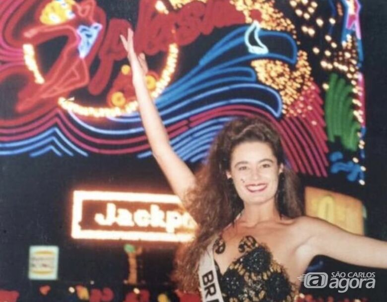 A modelo Patrícia Godoy: representando o Estado de São Paulo, ela conquistou o título de Miss Brasil em 1991 - Crédito: Divulgação 