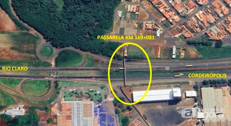 Obras em passarela da Washington Luís começam nesta terça e alteram trânsito em Santa Gertrudes -