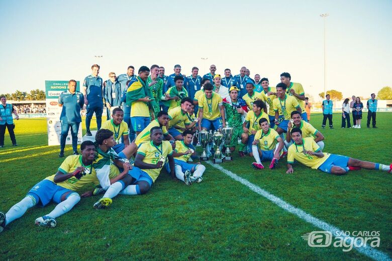 Conquista veio de forma inédita, com três vitórias e um empate - Crédito: Créditos: Fabio Souza / CBF