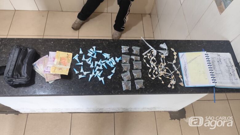 Homem é preso por tráfico de drogas no São Carlos 1 - Crédito: SCA