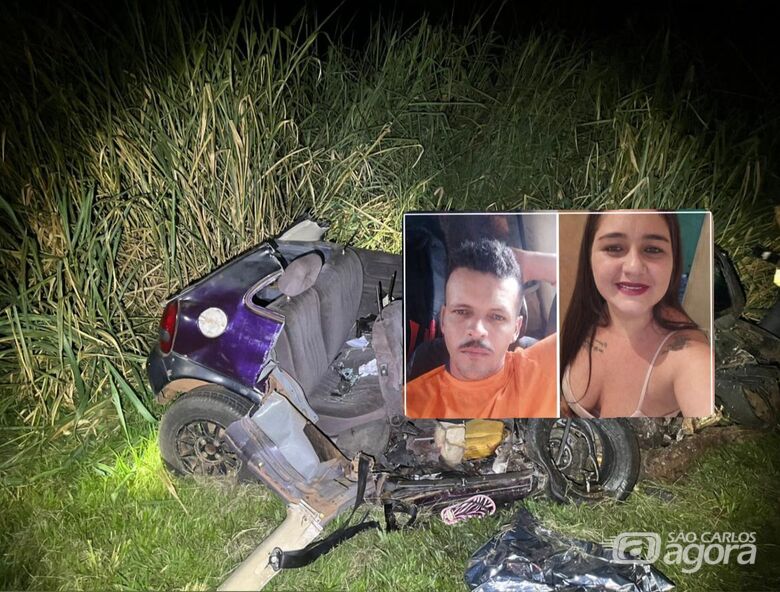 Colisão frontal entre carros deixa 2 mortos na SP-255  - Crédito: Foto: Flavio Fernandes/São Carlos Agora