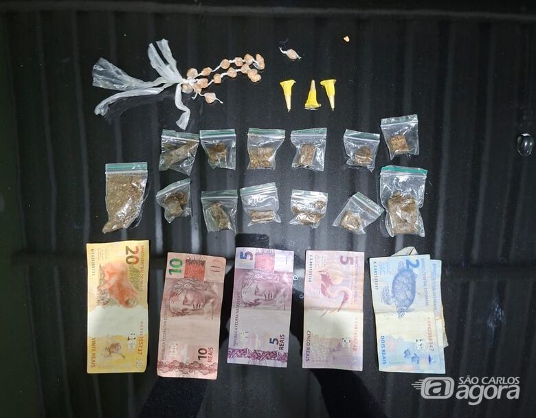 Suspeito é detido por tráfico de drogas pela GCM em Ibaté - 