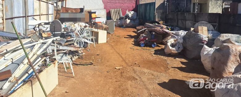 Foto fornecida pela Fiscalização/Prefeitura - 