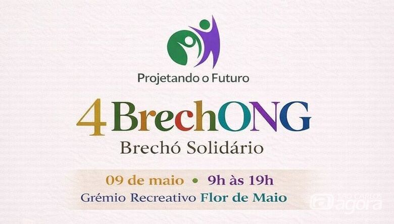 Brechó solidário com show de prêmios arrecada recursos para ONG Projetando o Futuro - 