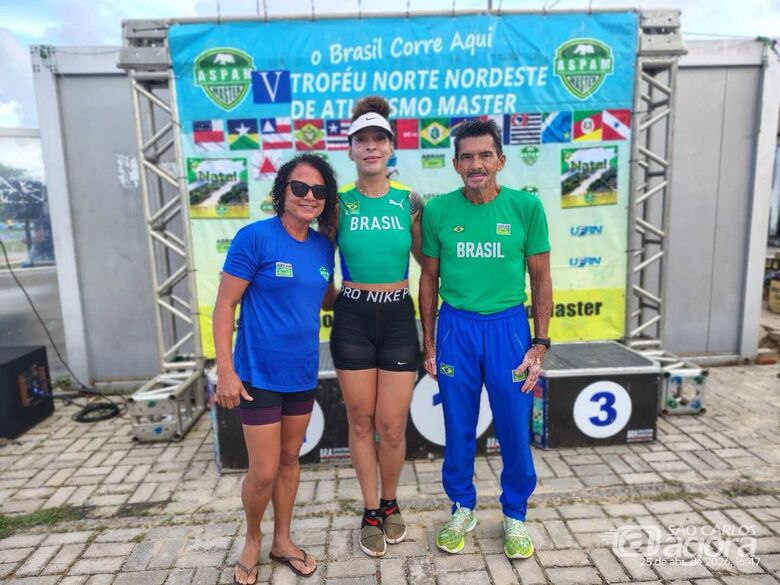 Atletas de São Carlos conquistam ouro e prata em competição nacional em Natal - 