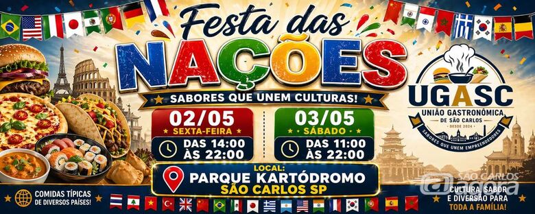 Festa das Nações acontece dias 2 e 3 de maio no Kartódromo com gastronomia e música ao vivo - 