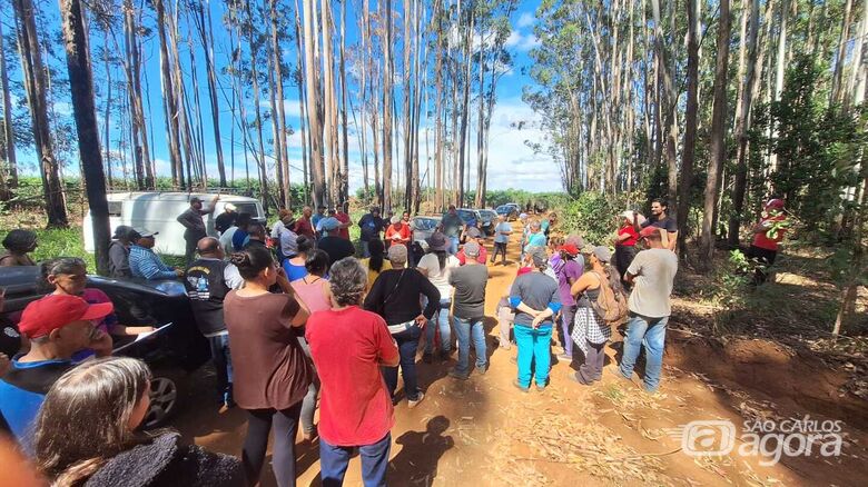 Área de cerrado da UFSCar invadida pelos manifestantes: Depois do diálogo com as lideranças do movimento, o grupo de invasores deixou o local - Crédito: divulgação