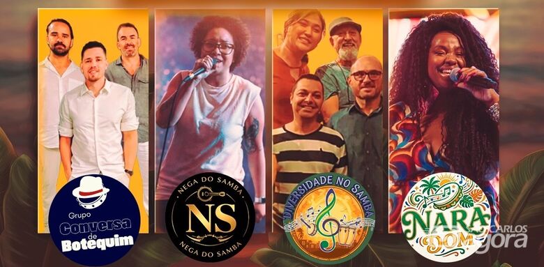 Evento "10 Horas de Samba" promete música, dança e feijoada no próximo domingo em São Carlos - 