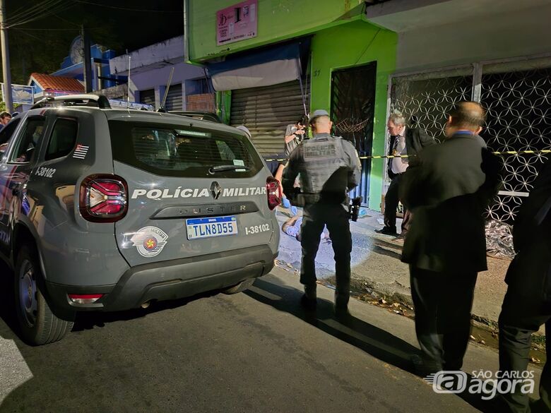 Homem é morto a tiros no Jardim Cruzado em Ibaté - Crédito: SCA