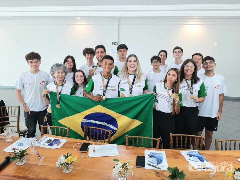 CPP homenageia Escola Sebastião por Medalha de Ouro conquistada no Camboja - Crédito: Miltinho Marchetti
