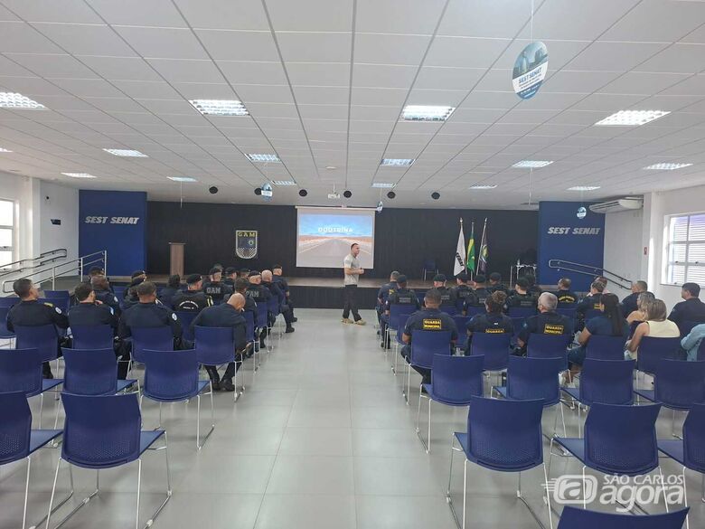 Secretaria Municipal de Segurança Pública ministra palestra sobre doutrina policial - Crédito: divulgação