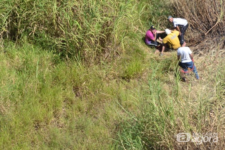 Idoso com Alzheimer é resgatado após mais de 24 horas desaparecido em área de mata  - Crédito: Divulgação 