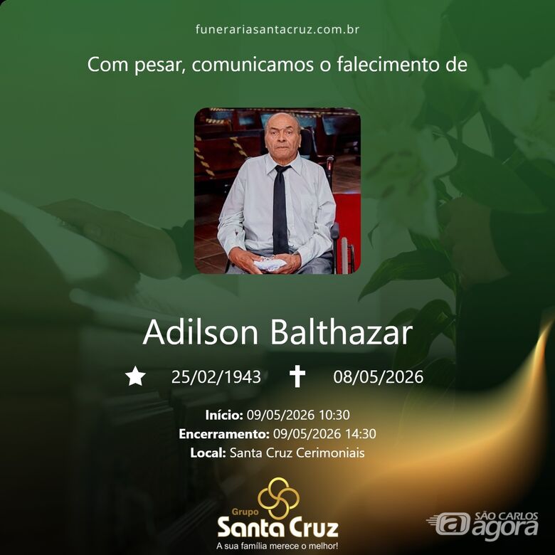 Grupo Santa Cruz informa notas de falecimento - 