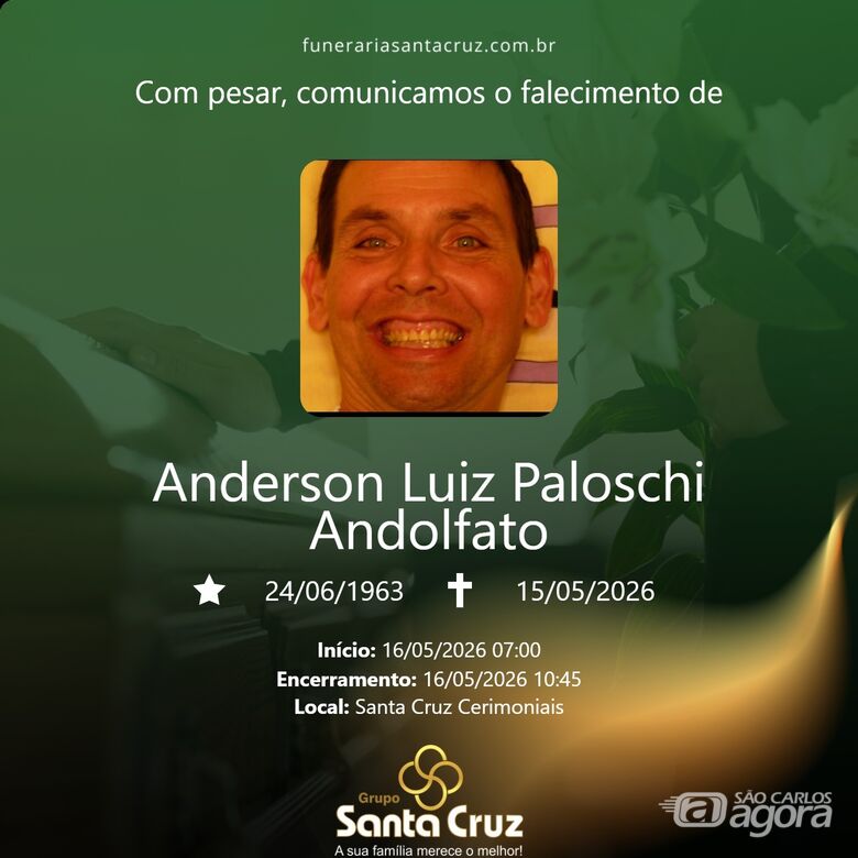 Grupo Santa Cruz informa notas de falecimento  - 