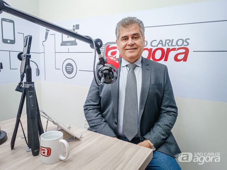 O jornalista João Marcos Gomide: "Vimos na eleição de 2022 que os candidatos a deputado estadual em São Carlos tiveram poucos votos em outras cidades" Foto: Jean Guilherme - Crédito: Jean Guilherme 
