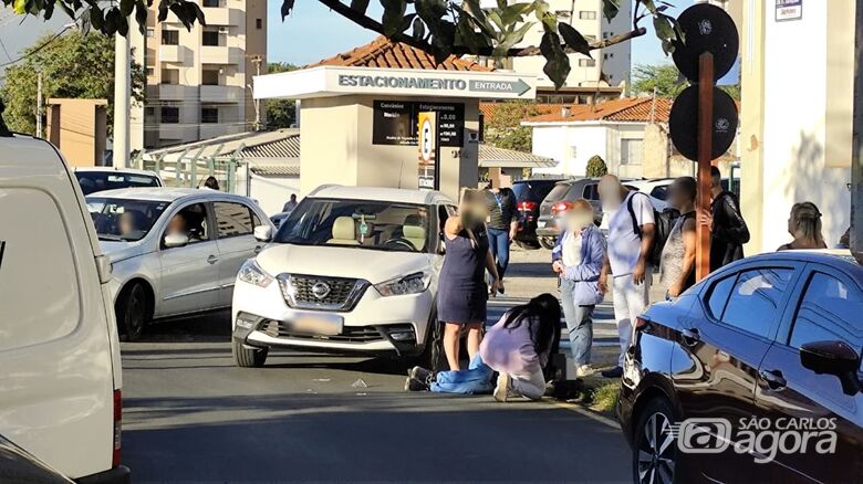 Idoso fica ferido após ser atropelado próximo à Santa Casa - Crédito: SCA