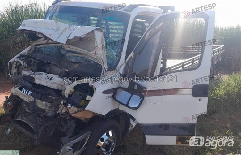 Colisão entre caminhão e carreta deixa uma vítima fatal na SP-326 - Crédito: "Fonte: Portal CCM  ARTESP (ccm.artesp.sp.gov.br)".