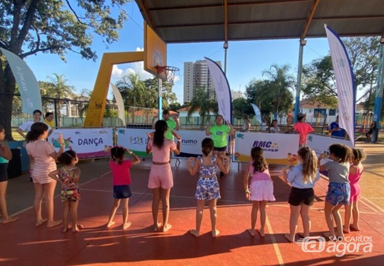 Instituto Rumo leva o “Brincando na Praça” com esporte e lazer gratuitos para São Carlos neste domingo (17) - Crédito: Divulgação