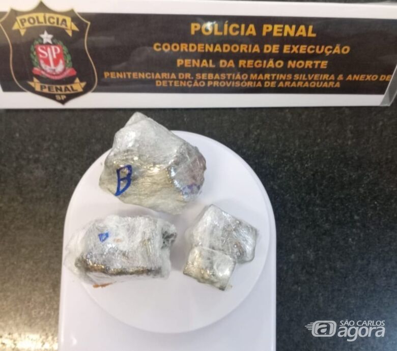 Jovem é presa ao tentar entrar com drogas escondidas na comida em penitenciária da região - Crédito: Foto: Divulgação/SAP