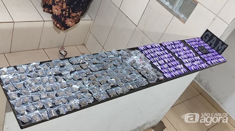 GAM apreende drogas após tumulto e resistência no Jacobucci - Crédito: Foto: Maycon Maximino/São Carlos Agora
