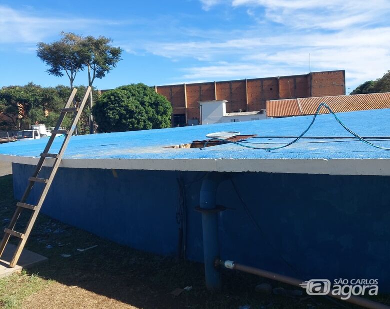 Prefeitura de Ibaté inicia manutenção em reservatório para ampliar capacidade de abastecimento - 