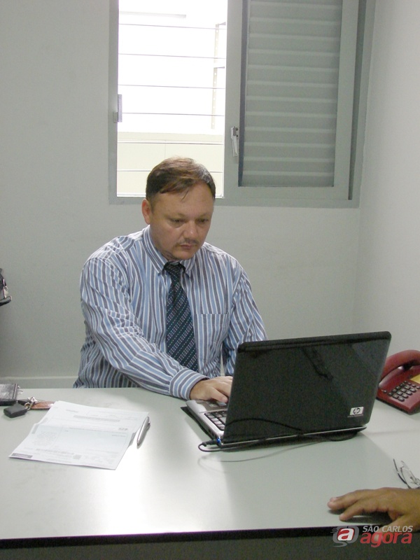 Doutor Renato de Almeida Caldeira do departamento jurídico do Sindspam é quem está acompanhando os aposentados e pensionistas que entraram com a ação -