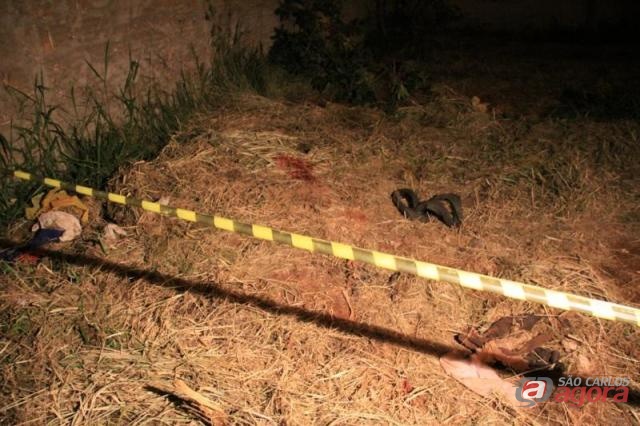 Local onde aconteceu o crime. (Fernando Martins/Araraquara.com) -
