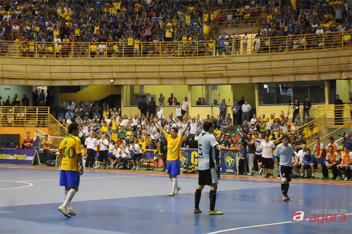 Seleção Brasileira goleou o time Uruguaio - foto: Luciano Bergamaschi/CBFS -