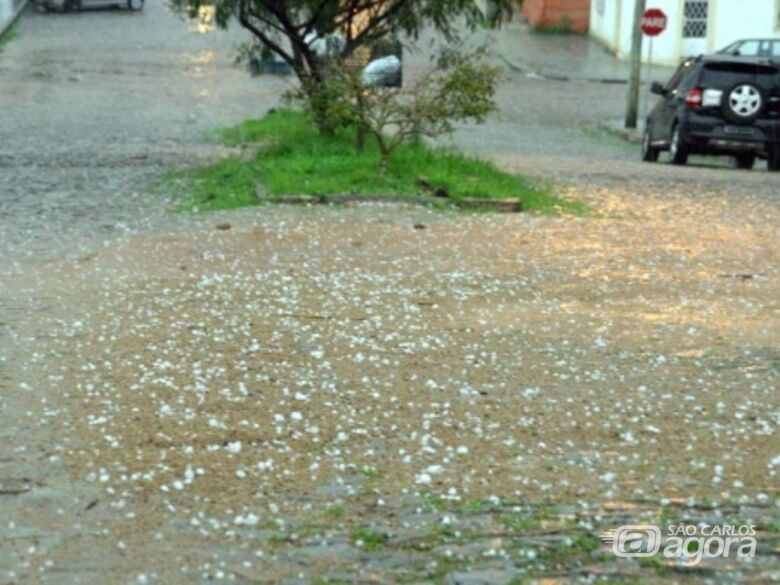 No estado de São Paulo poderá ocorrer chuva de granizo - 