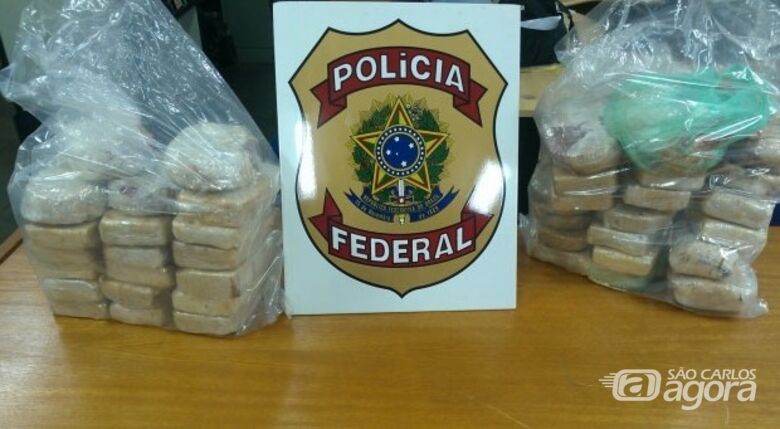 PF apreende 42,5 quilos de pasta base de cocaína (Foto:jornalacidade.com.br) - 
