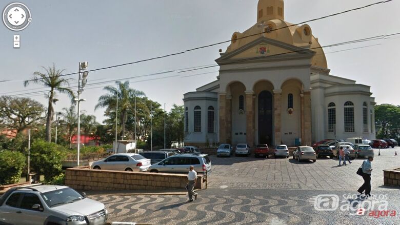 Imagem da Catedral vista através do Google Street View. - 