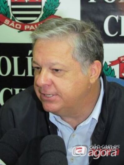 Edmundo Ferreira Gomes, delegado titular da DIG de São Carlos. (Foto: Tiago da Mata / SCA) - 